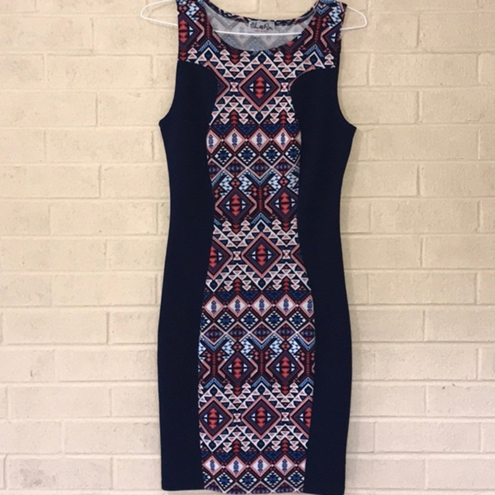 Tribal Pattern bodycon Dress